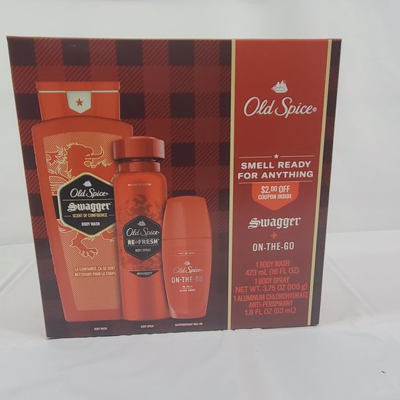 Old Spice SWAGGER 3 Piece Body Care Wash Gift Set - Picture 7 of 8